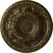 Ekena Millwork Granada Ceiling Medallion (Fits Canopies up to 7 1/8"), Hand-Painted Brass, 23 1/2"OD x 2 3/4"P CM24GABRS - alternate 1